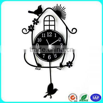 DIY BLack Wall Clocks Square Shape Wall Clock For Home Decoration photo-4