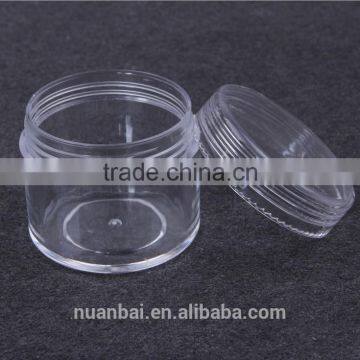 12/lots Plastic Clear Cosmetic Beads Containers Storage Pot Jars With Lid photo-3