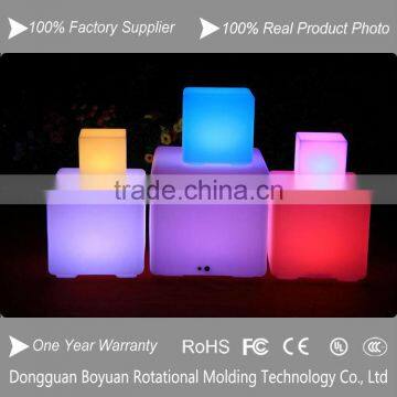 Led Furniture Plastic RGB Color Change Led Cube photo-2