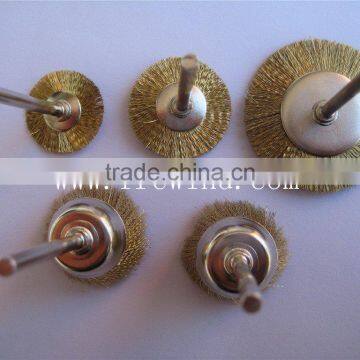 PRECISION MINIATVRE WIRE/BRISTLE WHEEL BRUSHES