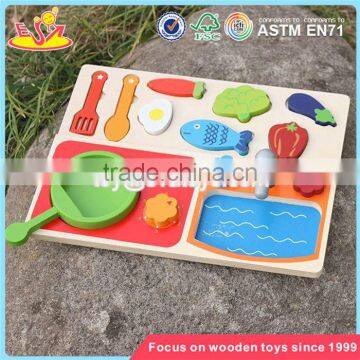 Wholesale Preschool Play Food Wooden Cooking Toys New Design Wooden Cooking Toys for Kids W10B187 photo-2