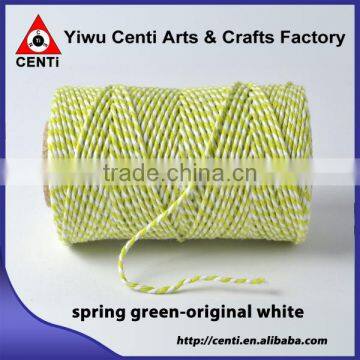 High Quality Double Colour Original Cotton Gift Packing Rope Bakers Twine