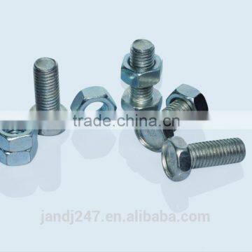 The zinc plated hex bolt with free sample