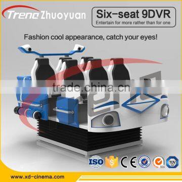 Newest Simulator 9d vr Standing Amusement Park Equipment With Interactive Game