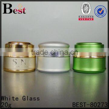 Cosmetic Aluminum Cream Jar 10g 20g 30g 50g Silver Green Purple Colored Aluminum Cosmetic Packaging Jar photo-5