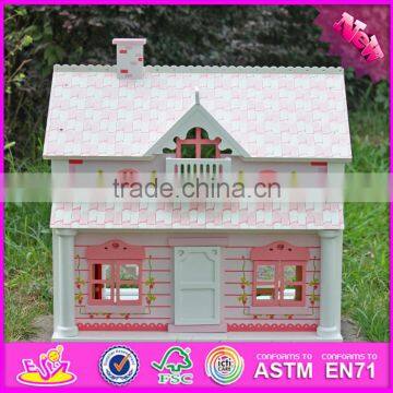 2016 Top Fashion Lovely Wooden Victorian Dollhouse for Kids W06A041C photo-2