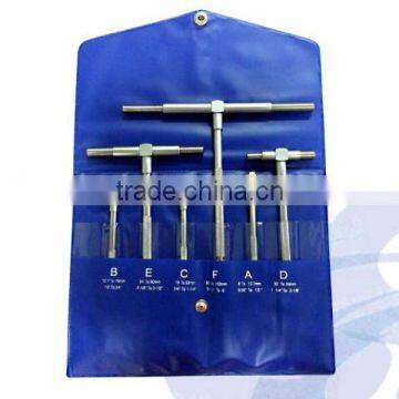 6PC T Bore Hole Measuring Telescoping Gage Gauge Tool Set photo-2
