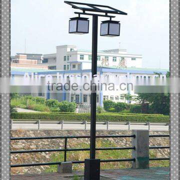 Solar light wooden fences