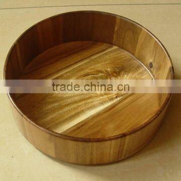 Gorgeous Acacia Wood Salad Bowl, Different Size and Heigh is Available