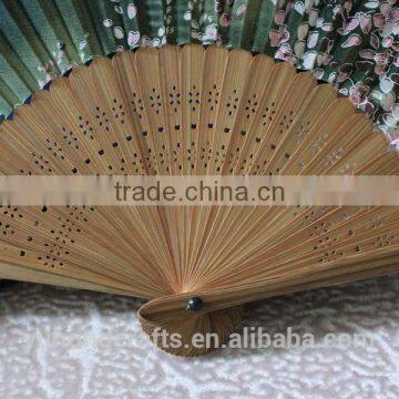 Japanese Bamboo Silk Fan Wholesale photo-4