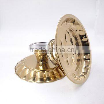 Elegant Dry Fruit Tray /Plate With Metal Base for Tableware Decoration
