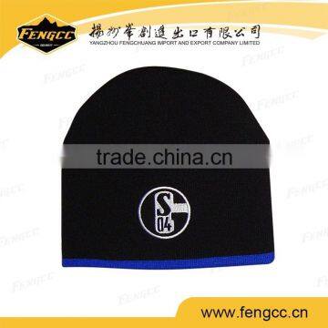 Winter Snow Hat Football Team Sport Acrylic Knit Beanie Embroidery Logo photo-2