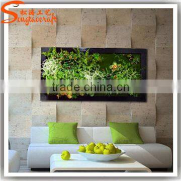 Man-made Artificial Grass Wall Plastic Artificial Plants Wall Customized Artificial Plants Wall photo-5