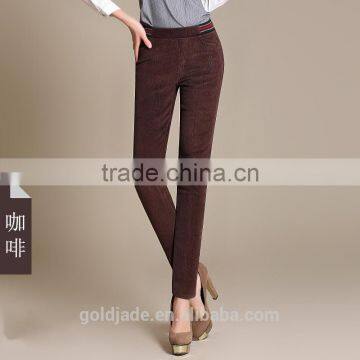 2016 Skinny Pants Women Lady Corduroy Pants photo-4