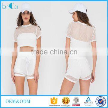 2017 New latest sports wear Casual tops and shorts