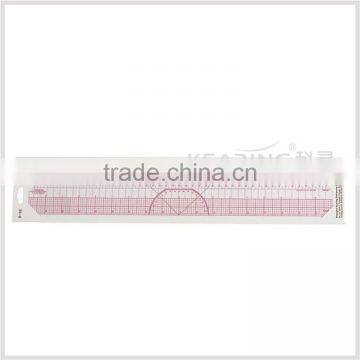 Kearing Pattern Grading Garment Ruler With Protractor Inch / Metric Plastic Rulers#B-95 photo-2