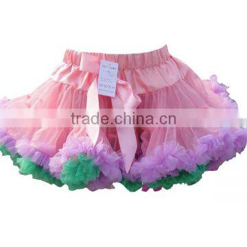 Wholesale Princess Style Baby Girls Solid Color Tulle Skirt From China Manfactory by Handmade photo-2