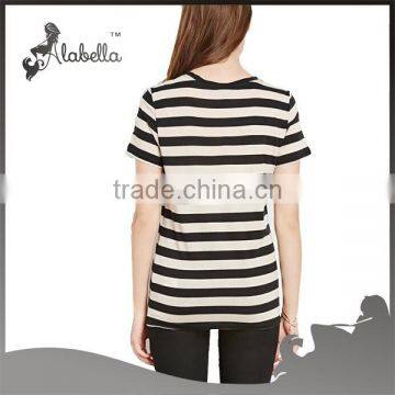 Classic Striped Tee Casual t Shirts China Tshirts Manufacturer photo-3