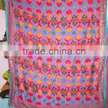 PHULKARI GEORGETTE DUPATTA SHAWL, karachi Hand embroidery