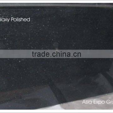 Black Galaxy Cut to Size Slab, Tiles & Stair Case