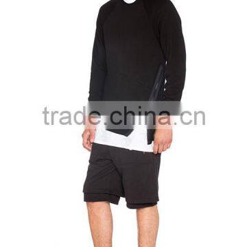 Custom Your Own Logo Wholesale Single Side Zipper Crewneck Sweatshirt for Men photo-4