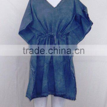 LADIES BEACHWEAR SANDWASH KAFTANS BEACH WEAR BREATHABLE ALL COLORS photo-5