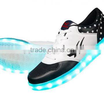 new girls PU LED lights shoes sneaker shoes LED sports shoes