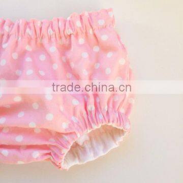 Likable White Polka Dots Cute Baby Bloomers Wholesale Diapers for Newborn Babies photo-2