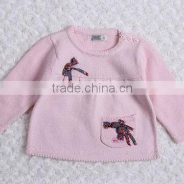 Korean Style Custom Knit Baby Sweater in Solid Color photo-2