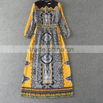 Zm50275b Summer New Product Lady Clothes Slim Fashion Printed Women Dress photo-3