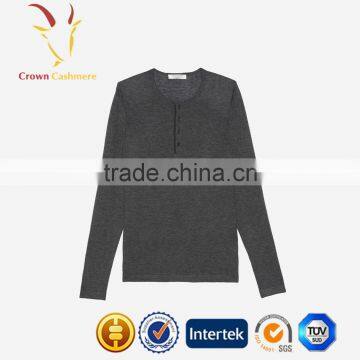 Men Button Down Knitted Cashmere Pullover Sweater photo-6