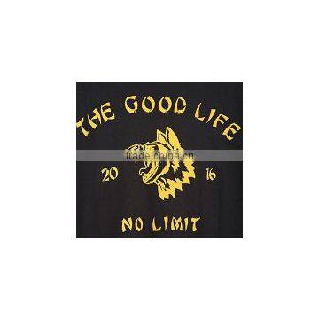 2017 High Quality Fashion Mens Good Life Wolf Tee OEM Service 60% Cotton 40% Modal Hand Wash Cold Custom Bulk Tshirt photo-2