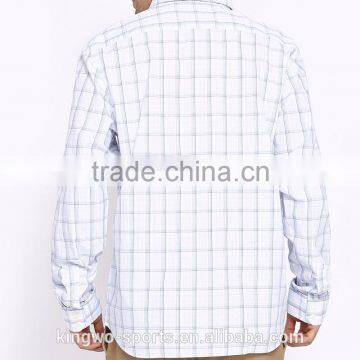 Custom OEM Plus Size Mens Plaid Shirts 100% Cotton Soft Shirts Man photo-3