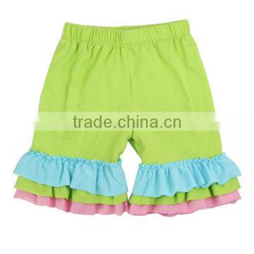 2017 New Style Wholesale Summer Baby Girls Ruffle Shorts Triple Ruffle Icing Shorts photo-2