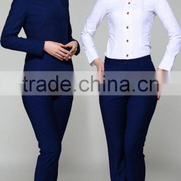 Juqian Custom Women Suits Airline Stewardess Uniform/factory Price Air Hostess Costume Uniform/ Air Stewardess Uniform photo-4