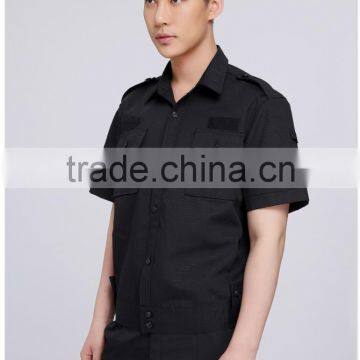 Juqian 2016 Factory Cheap Black Security Shirt Uniform,Customize Short Sleeve Security Guard Uniform Shirts photo-5