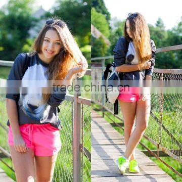 Unisex 3D Panda Printed Fleece Streetwear Sweatshirt photo-2