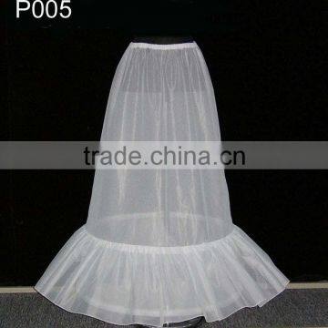 2016 high quality wedding dress petticoat with two bone hoop prom dress