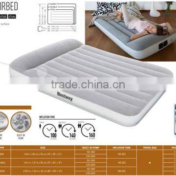 Bestway Gray Single Flocking Mattress photo-2