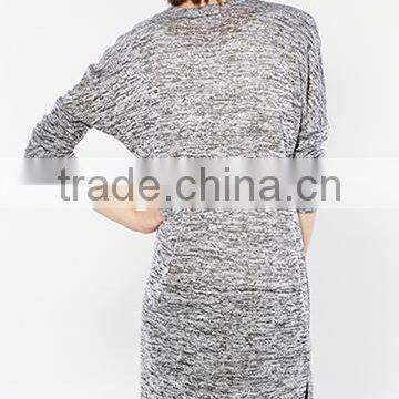 Women's Spring Open Front Long Cardigan Sweater From OEM Factory photo-4