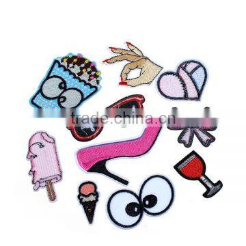 Wholesale At Random Eye Food Embroidery Patch Iron Fabric Iron On Patches photo-2