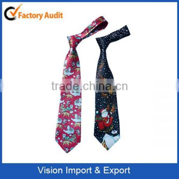 party cosmetics Chirstmas items necktie colorful tie