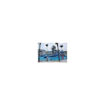 Gaint Water House Aqua Playground Platform With Water Slide For Family Fun