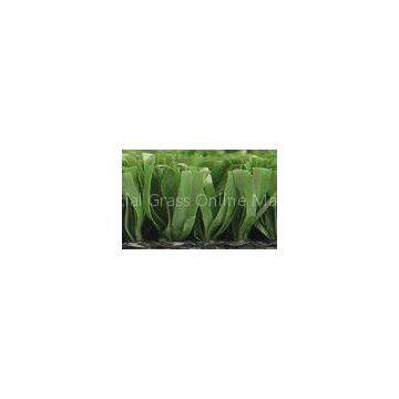 Football / Soccer / Tennis Court Synthetic Grass For Courtyard 7mm Dtex6700