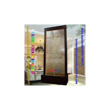 Colors Changing Led Floor Standing Fountain Indoor Decor Home Deocration Floor Standing Fountain Glass Fountain