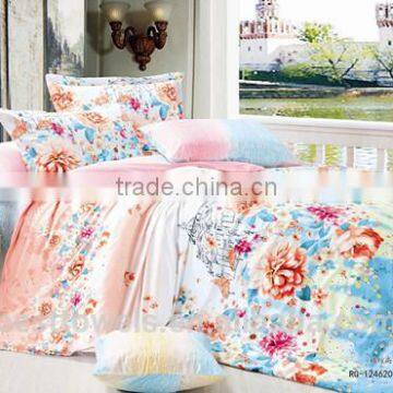 China supplier luxury king size 3d cotton bedding set