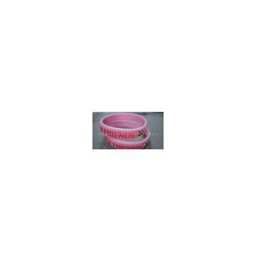 embossed silicone wristbands