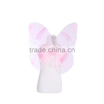 Light pink fairy cosplay dress cute fairy wing with bow for girls