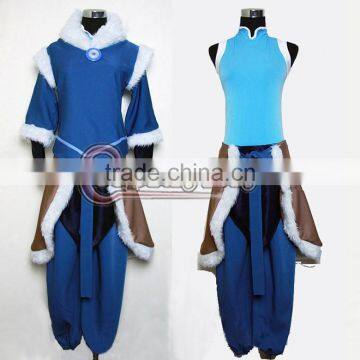 Anime Avatar the legend of Korra Adult Halloween Carnival Cosplay Costume Custom Made