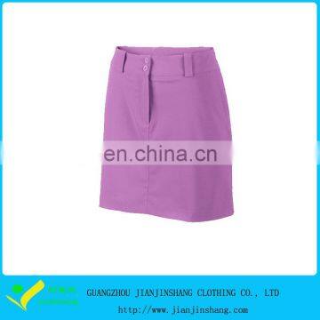 Factory Price High Quality Solid Color Golf Skirts Promotion